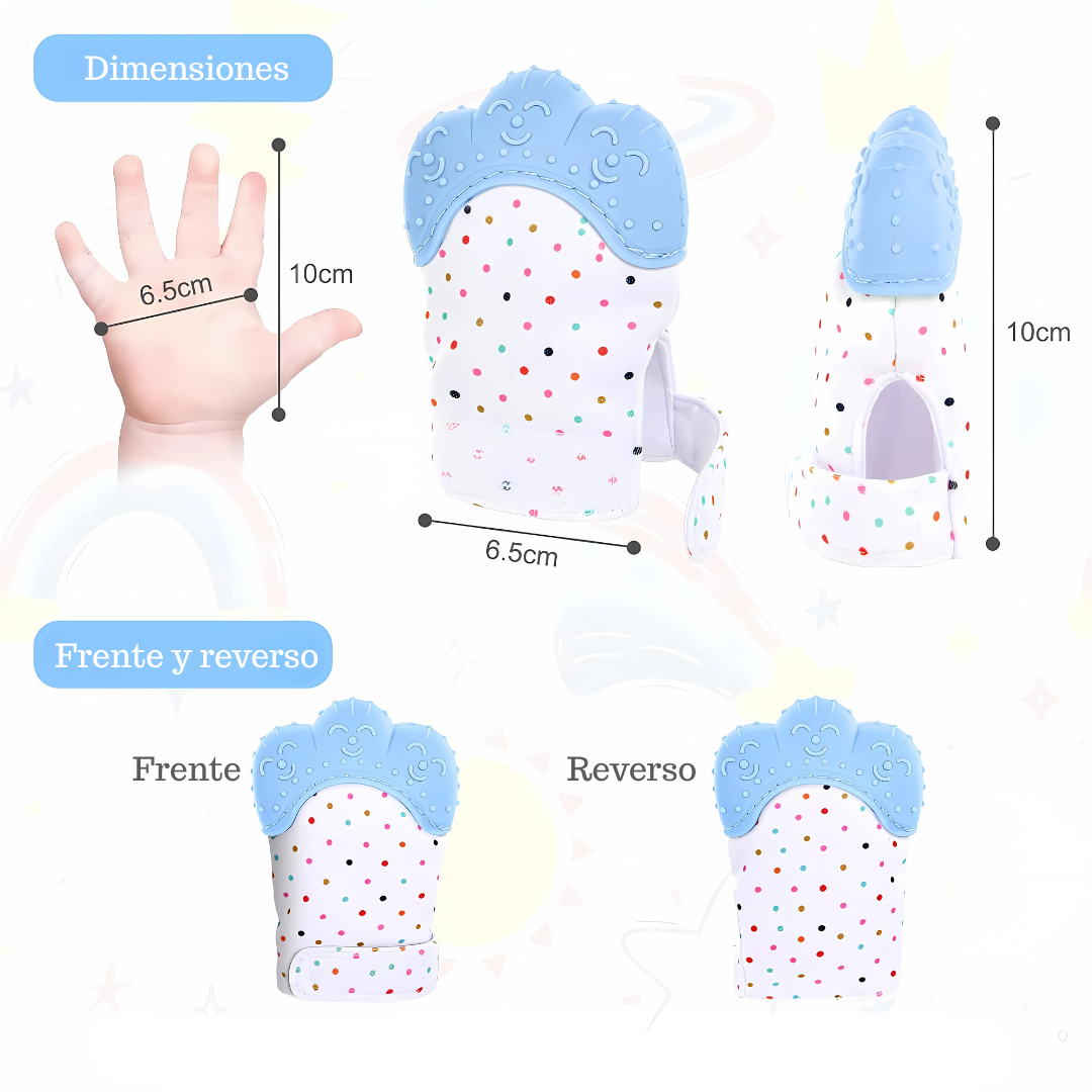 GUANTES MORDELONES (PACK X2) – Alivio seguro para la etapa de dentición