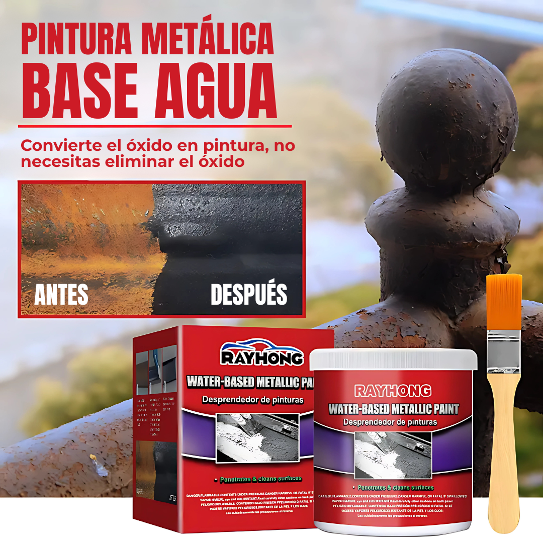 Pintura Para Óxido x 100 ml – Elimina el óxido y protege el metal por años