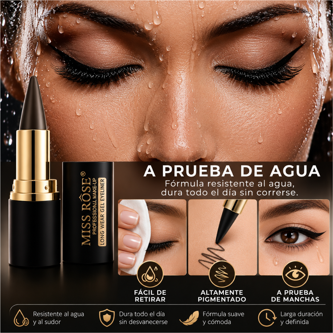 DELINEADOR DE OJOS ROSSÉ – Precisión suave e impermeable