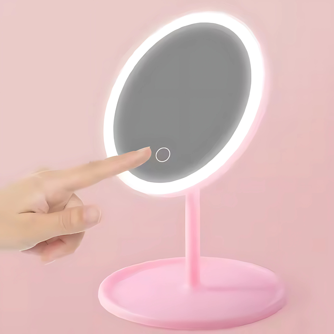 ESPEJO ILUMINADO – Detalles perfectos con aumento y luz en cualquier lugar