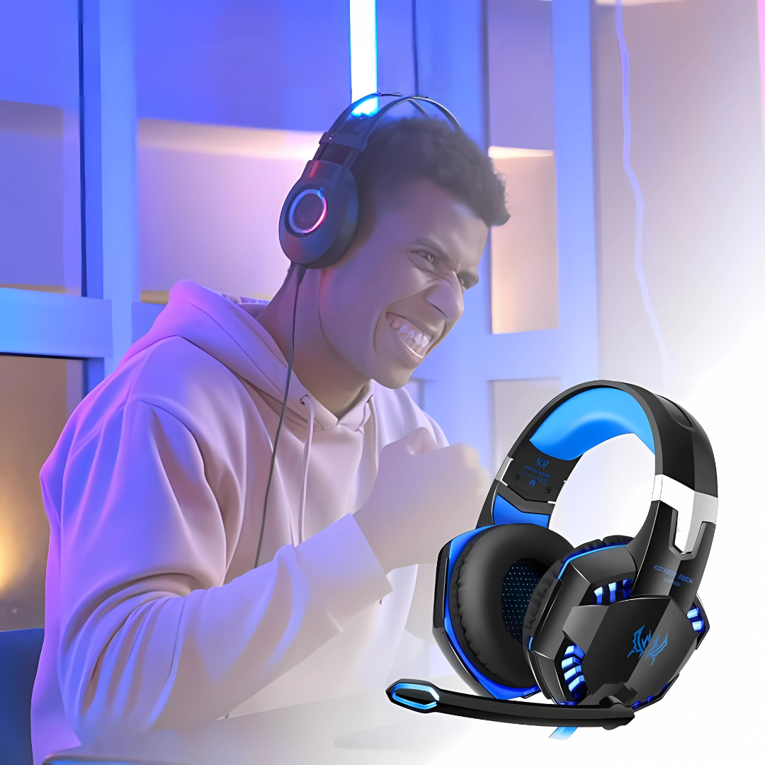 AUDÍFONOS GAMER GM-30 20430-1 – Sumérgete en cada partida con sonido envolvente