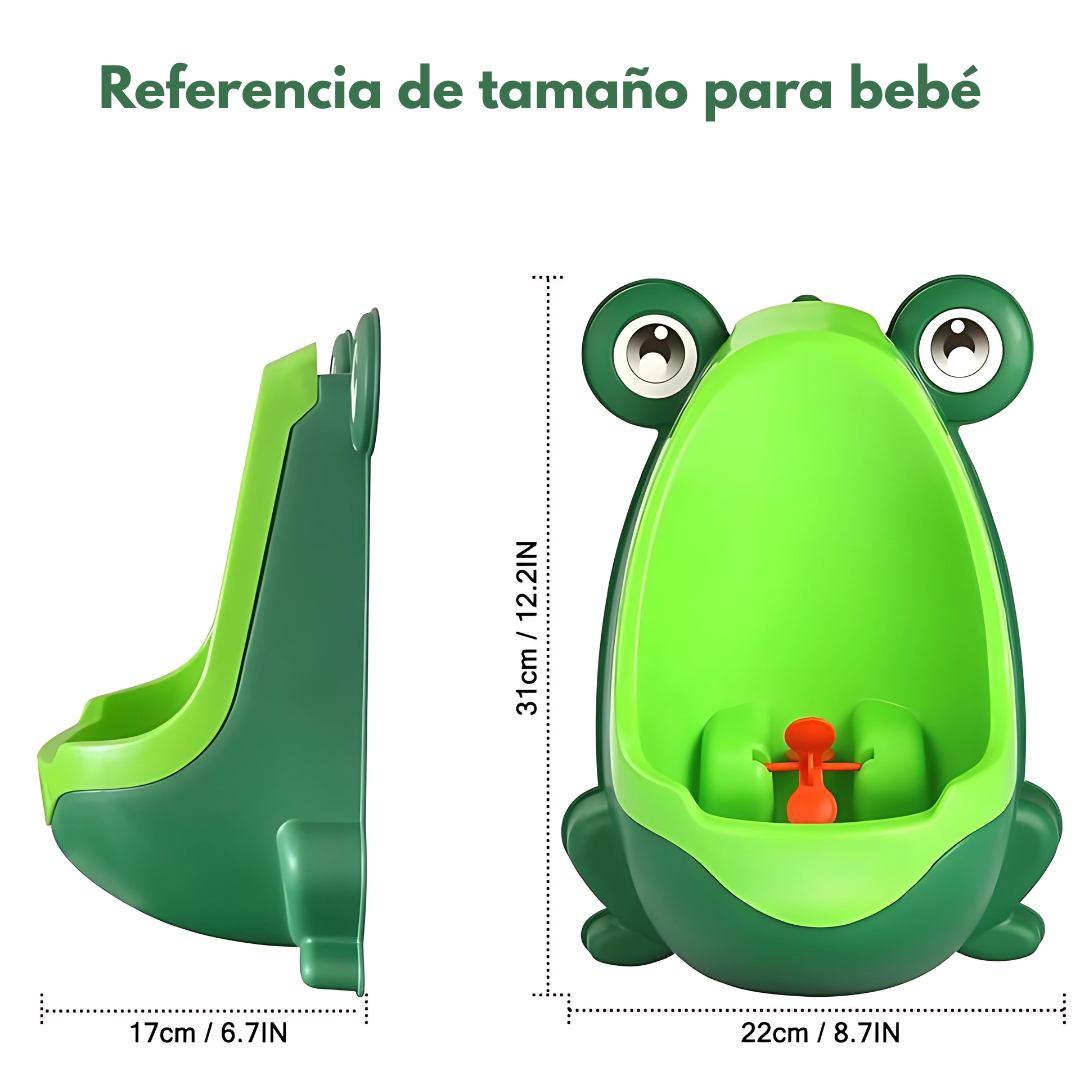 URINAL INFANTIL RANA – ¡Haz del aprendizaje un juego divertido!