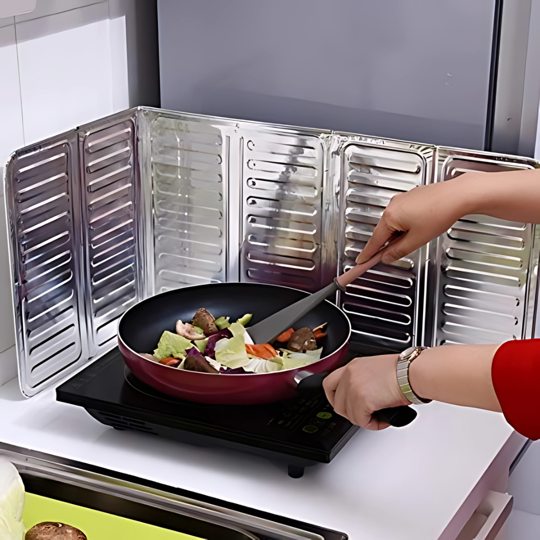 PROTECTOR DE SALPICADURAS ALUMINIO (PACK*2) – Cocina limpio, sin grasa en las paredes
