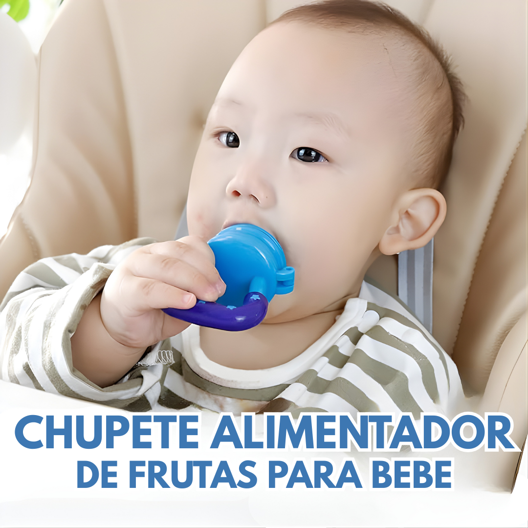 CHUPETE ALIMENTADOR DE FRUTAS PARA BEBÉ – Alimentación segura, estimulación temprana y tranquilidad para los padres