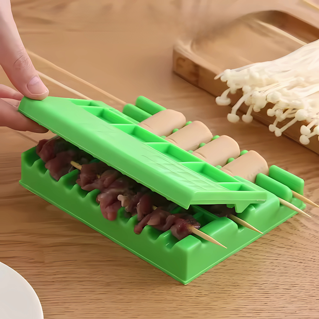 MAQUINA DE BROCHETA – Prepara tus brochetas en segundos sin esfuerzo