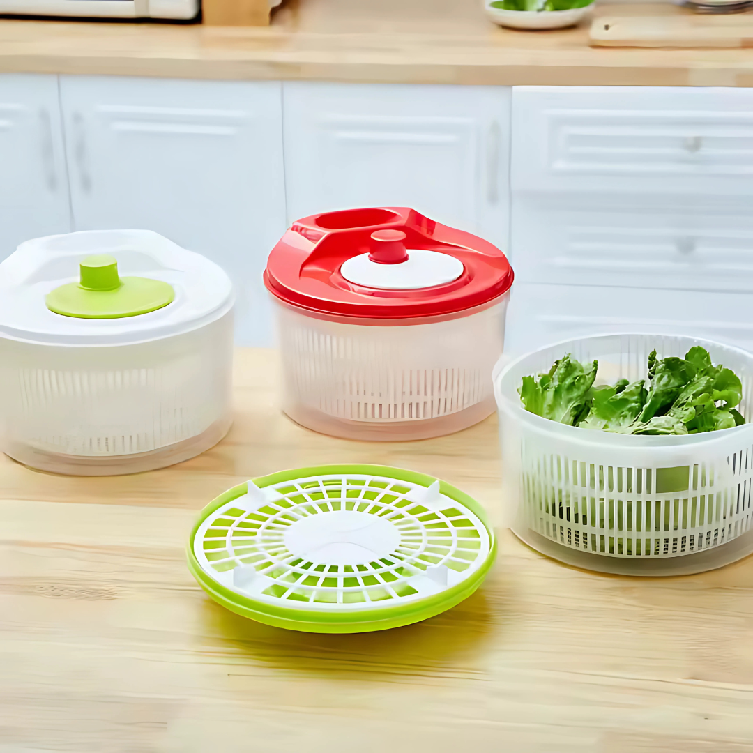 SALAD SPINNER EVERYDAY – Verduras frescas y secas en segundos sin esfuerzo