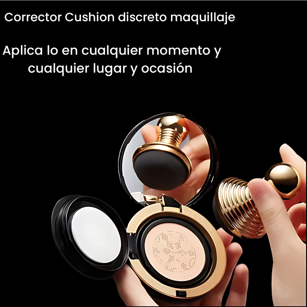 BASE CORRECTORA BIOAQUA_CUSHION – Piel perfecta en segundos sin sensación pesada