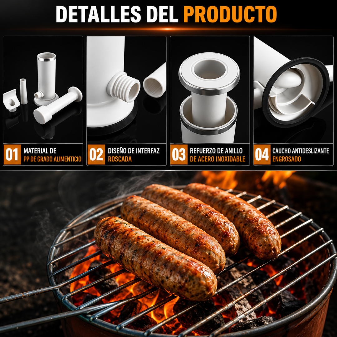MAQUINA EMBUTIDORA – Preparación artesanal, control total y embutidos caseros de calidad