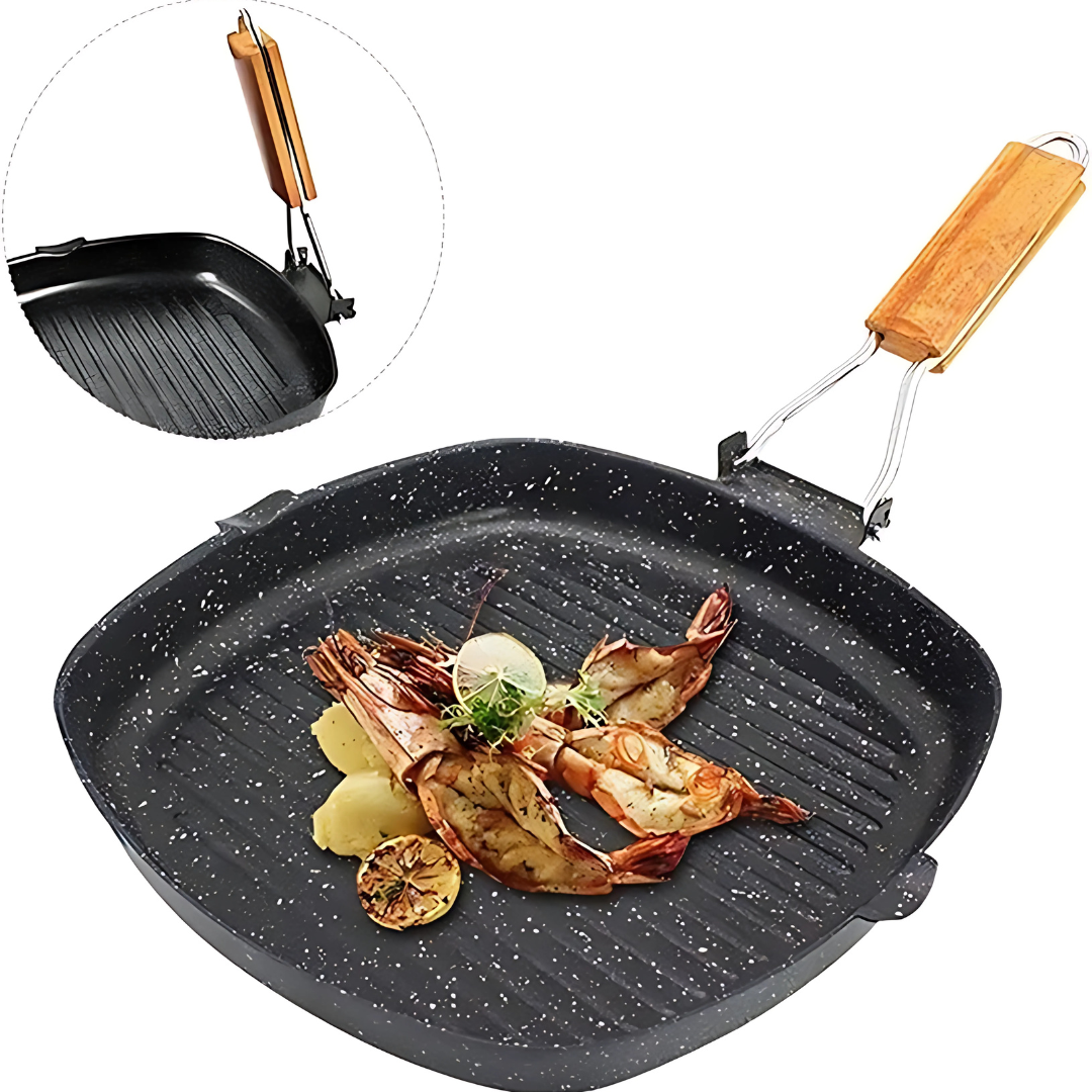 GRILL NON STICK – Cocina fácil, sin grasa y sin que nada se pegue