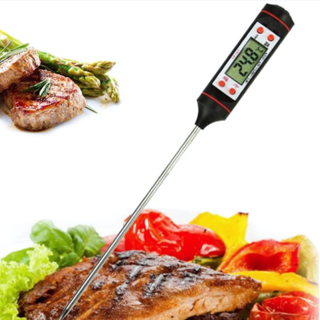 TERMÓMETRO DIGITAL DE COCINA – Cocina precisa, sin adivinar la temperatura