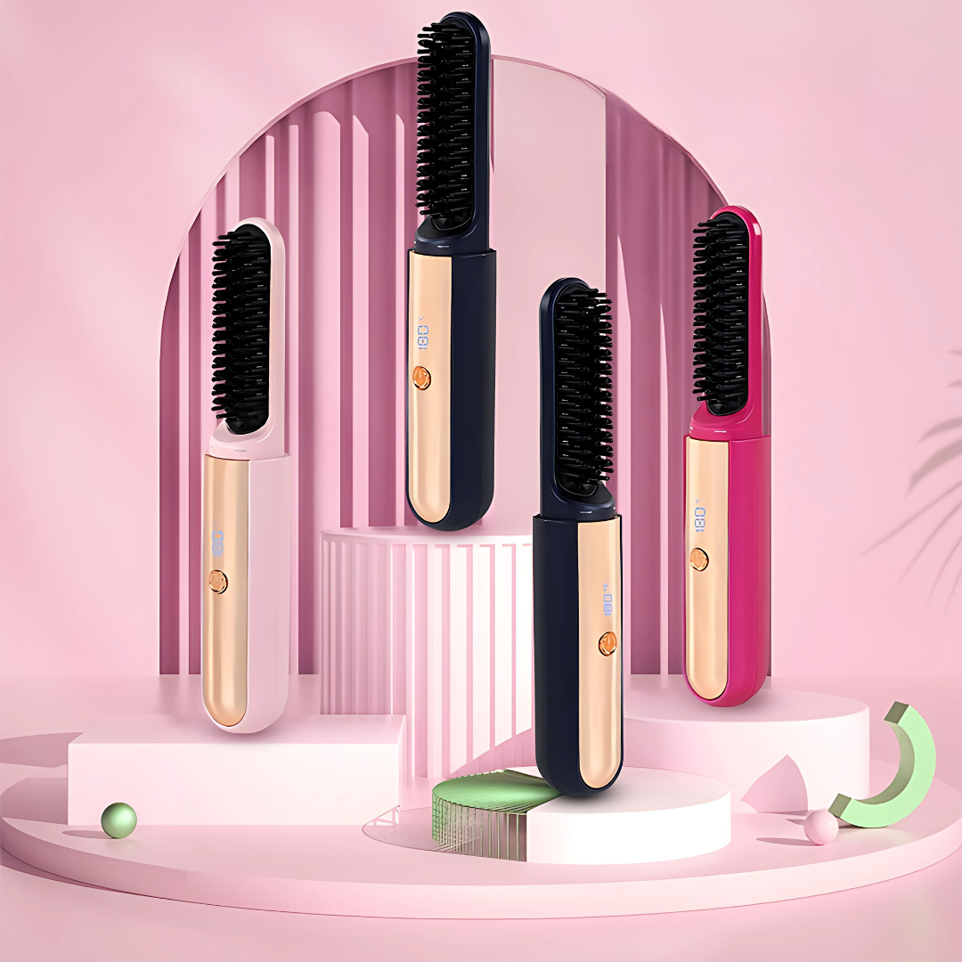 CEPILLO ALISADOR | SUAVIDAD Y BRILLO EXTREMO – Cabello liso en minutos
