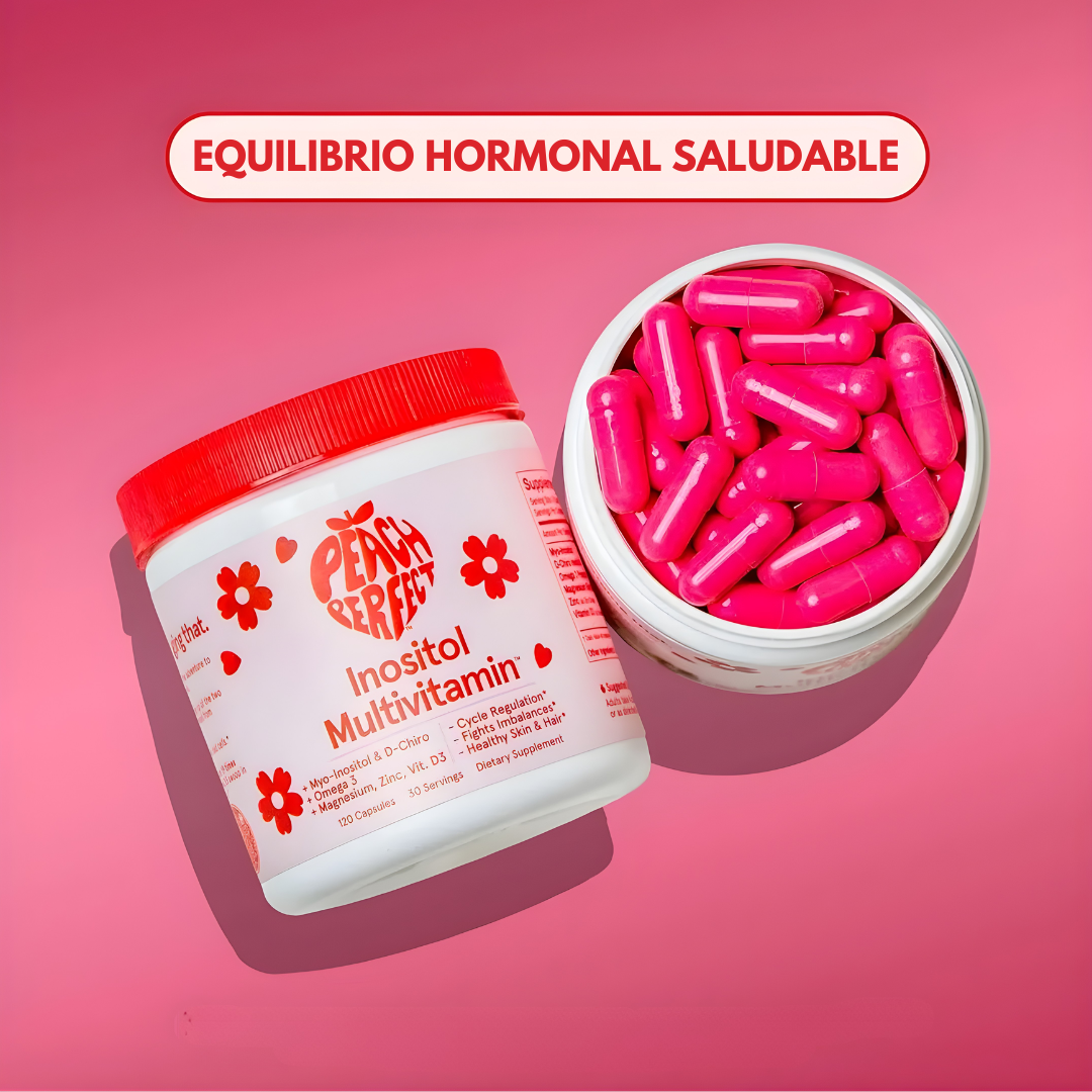 PEACH PERFECT INOSITOL – Equilibrio hormonal, bienestar femenino y apoyo integral