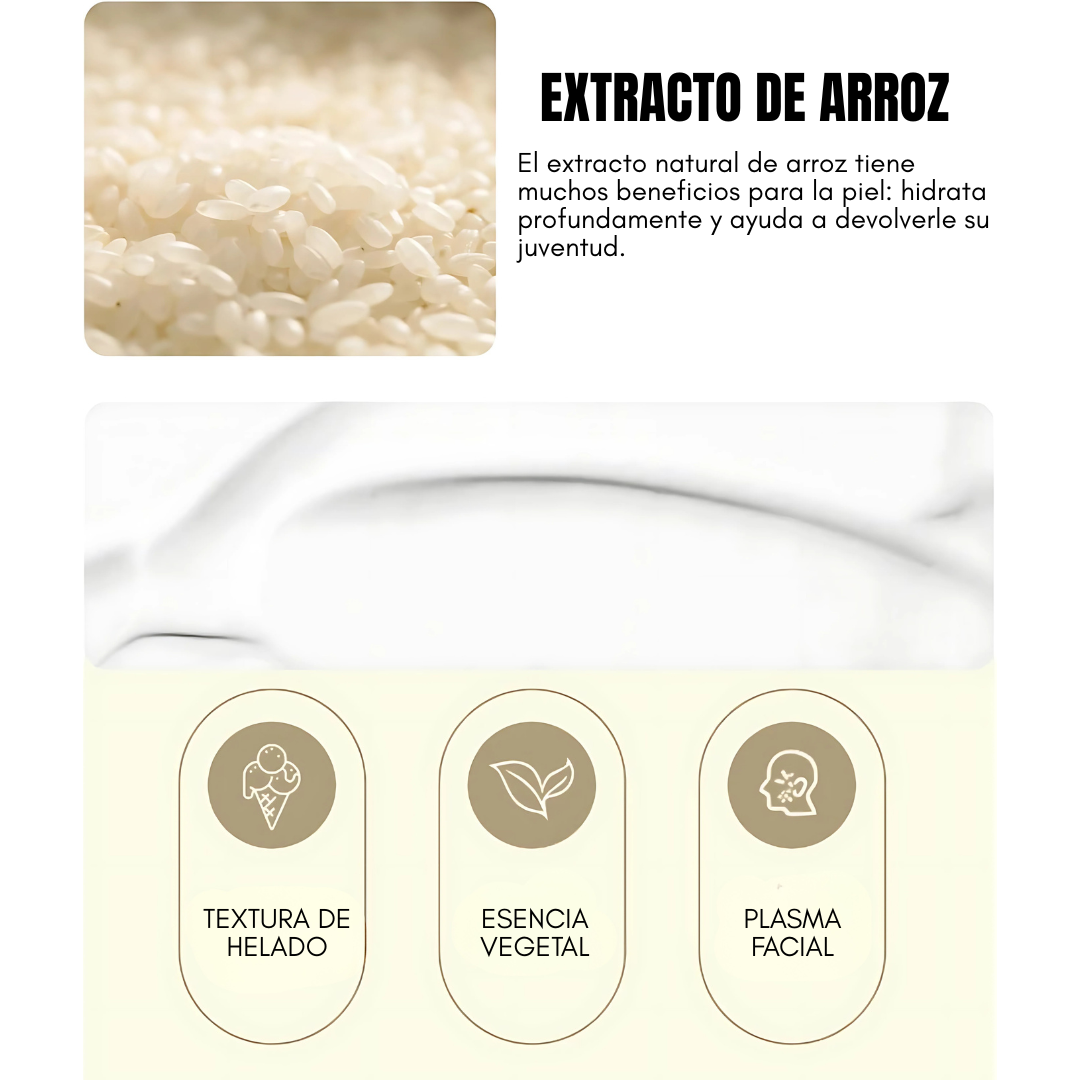 EXFOLIANTE DE ARROZ PARA CUERPO Y ROSTRO – Piel suave, limpia y luminosa naturalmente