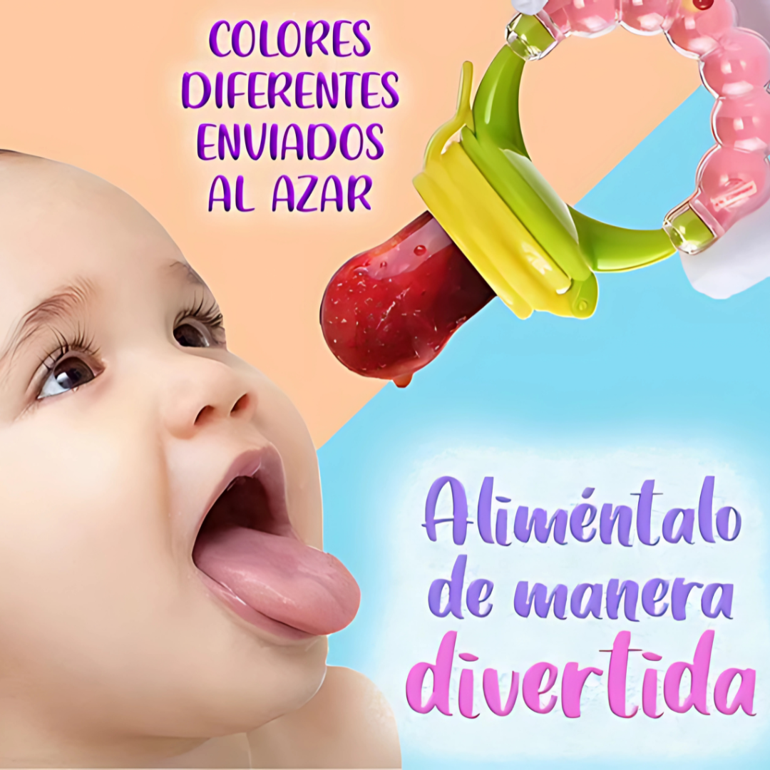FRUTERO DE BEBÉ (PACK x2) – Alimentación segura, divertida y sin riesgos