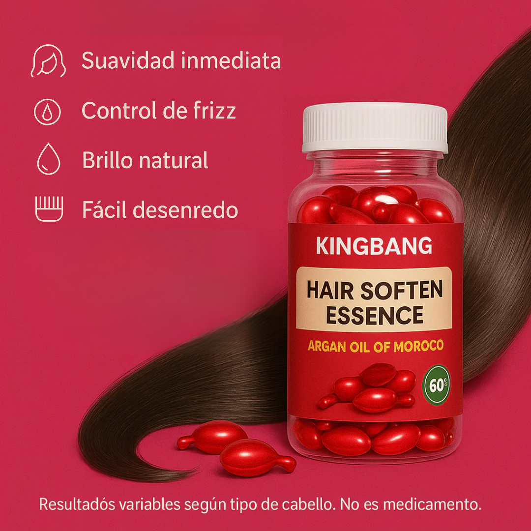 CÁPSULAS DE ARGÁN – Nutrición intensiva y brillo natural para tu cabello