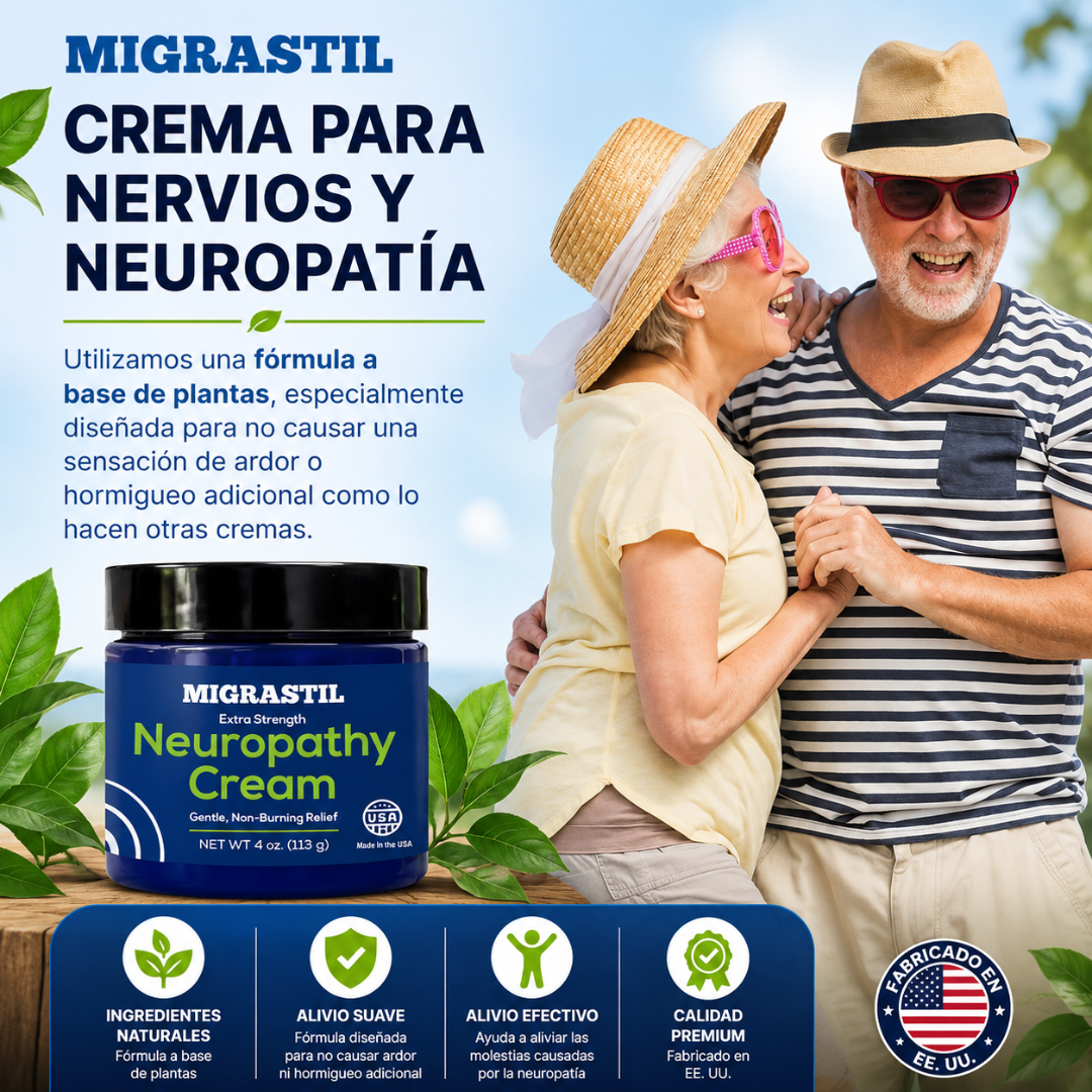 NEUROPATHY CREAM – Alivio para tus pies