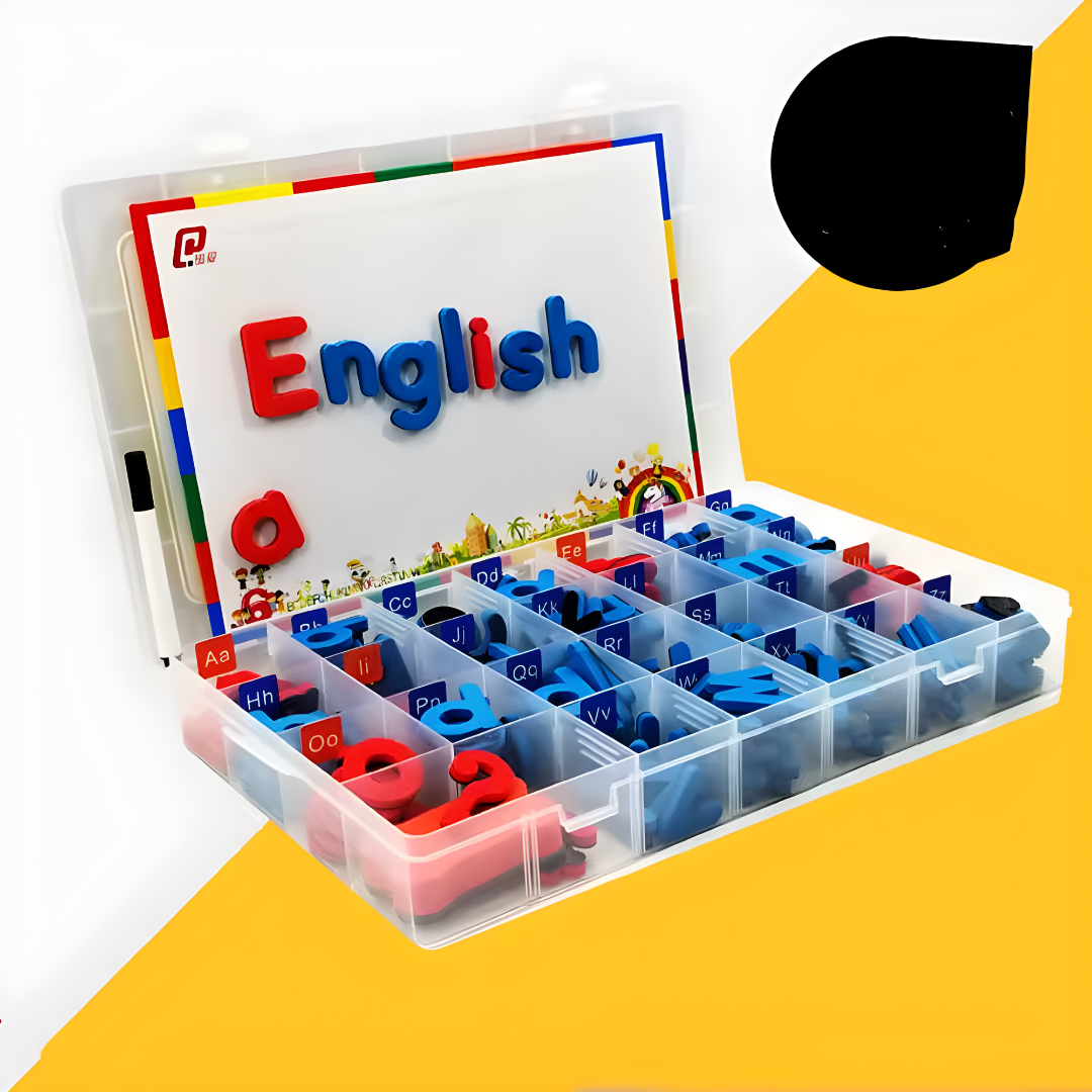 KIT DE LETRAS METÁLICO — Aprende, crea y construye jugando