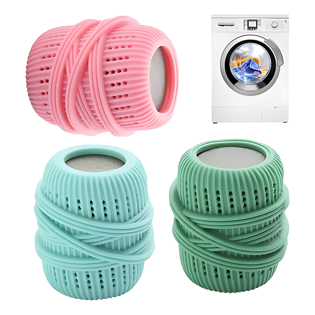 PELOTAS DESENREDANTES PARA LAVADORA (PACK*2) – Ropa más limpia, sin nudos ni pelusas