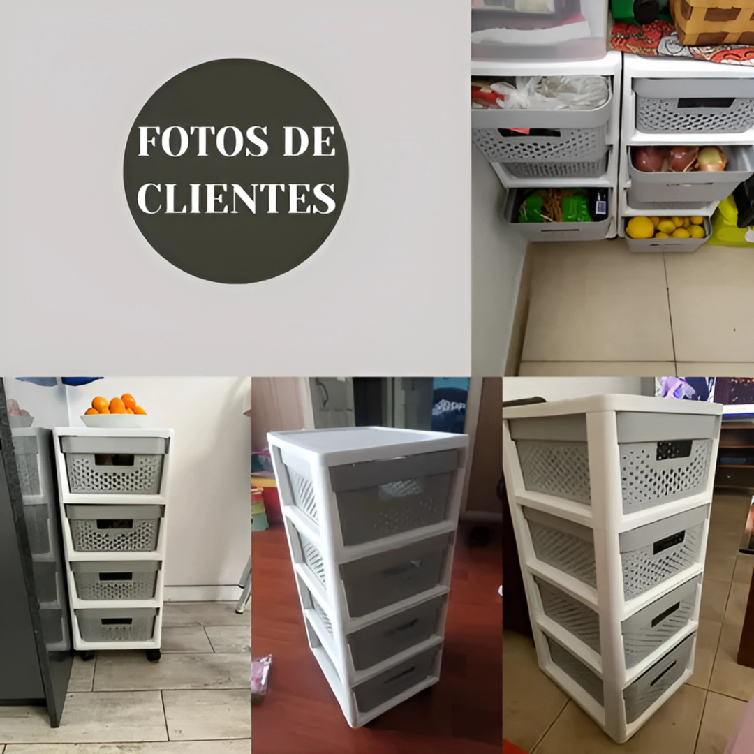 TROLLY CON CANASTAS – Organización práctica y con estilo