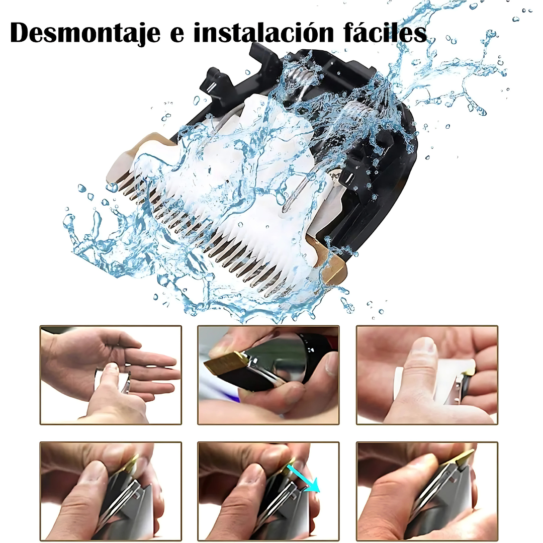 KIT DE CORTE PARA MASCOTAS HAPPY – Corte silencioso y preciso en casa