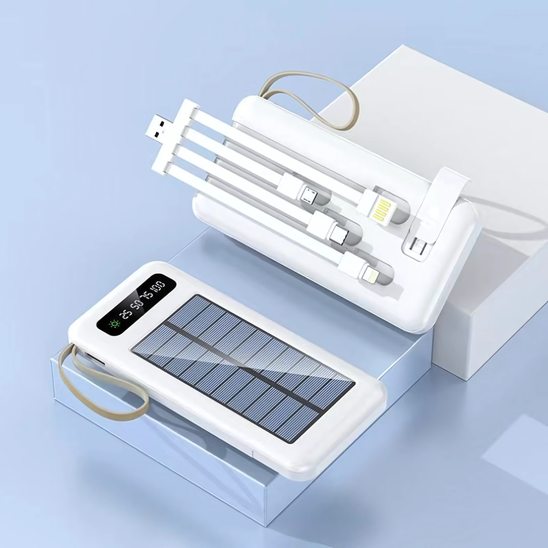 POWER BANK CARGA SOLAR 10000 – Energía portátil donde la necesites