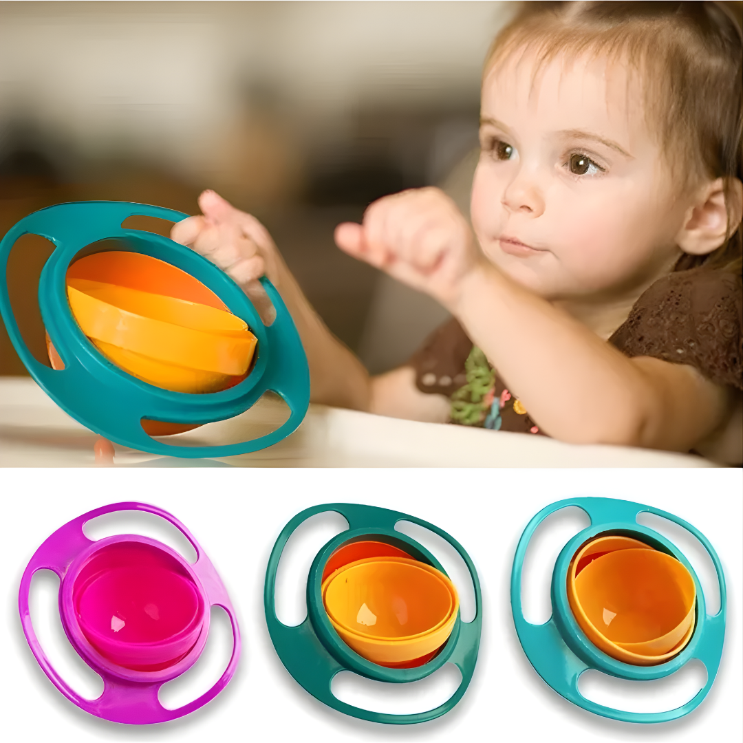 TAZÓN ANTIDERRAME PARA NIÑOS – Comen sin ensuciar, juegan sin derramar