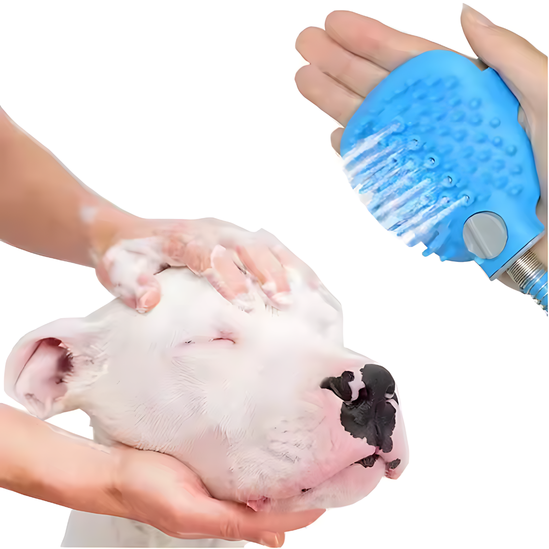 MANGUERA CEPILLO BAÑO PARA PERRO – Baños fáciles, rápidos y sin desastres