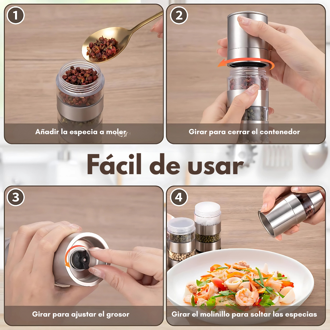 MOLINO DE ESPECIES – Sabor fresco en cada preparación