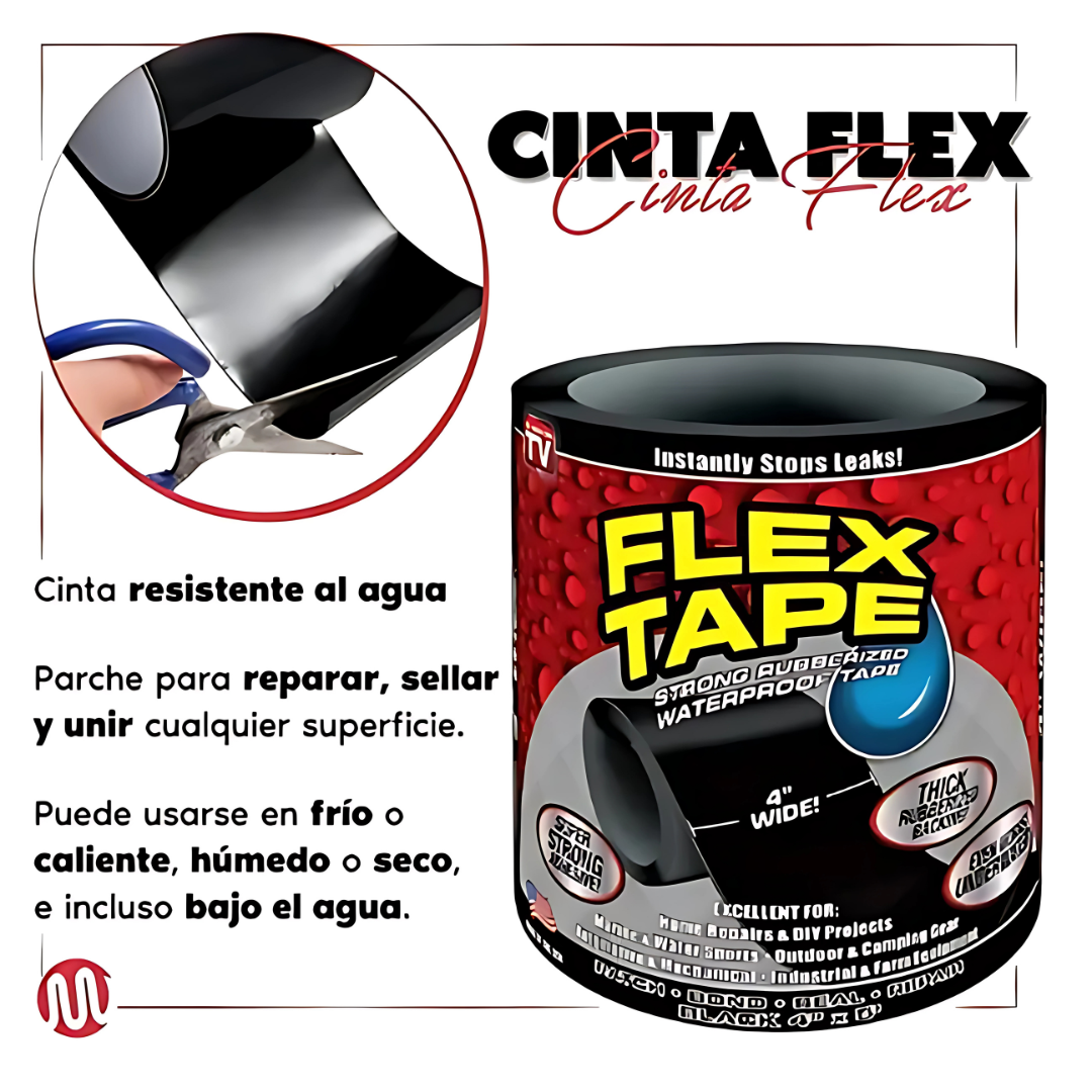 SELLADOR FLEX TAPE – Repara, sella y protege al instante