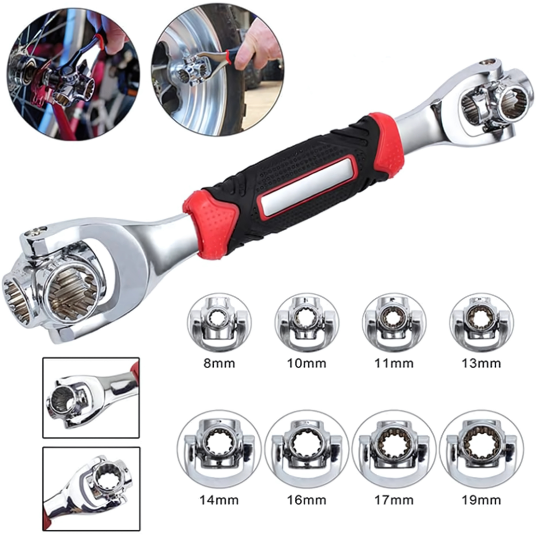 LLAVE INGLESA MULTIUSOS UNIVERSAL WRENCH 8 EN 1 – La herramienta que reemplaza todo tu maletín