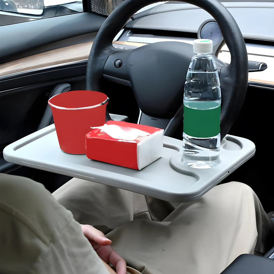 MESA PORTÁTIL – Comodidad práctica para tu auto