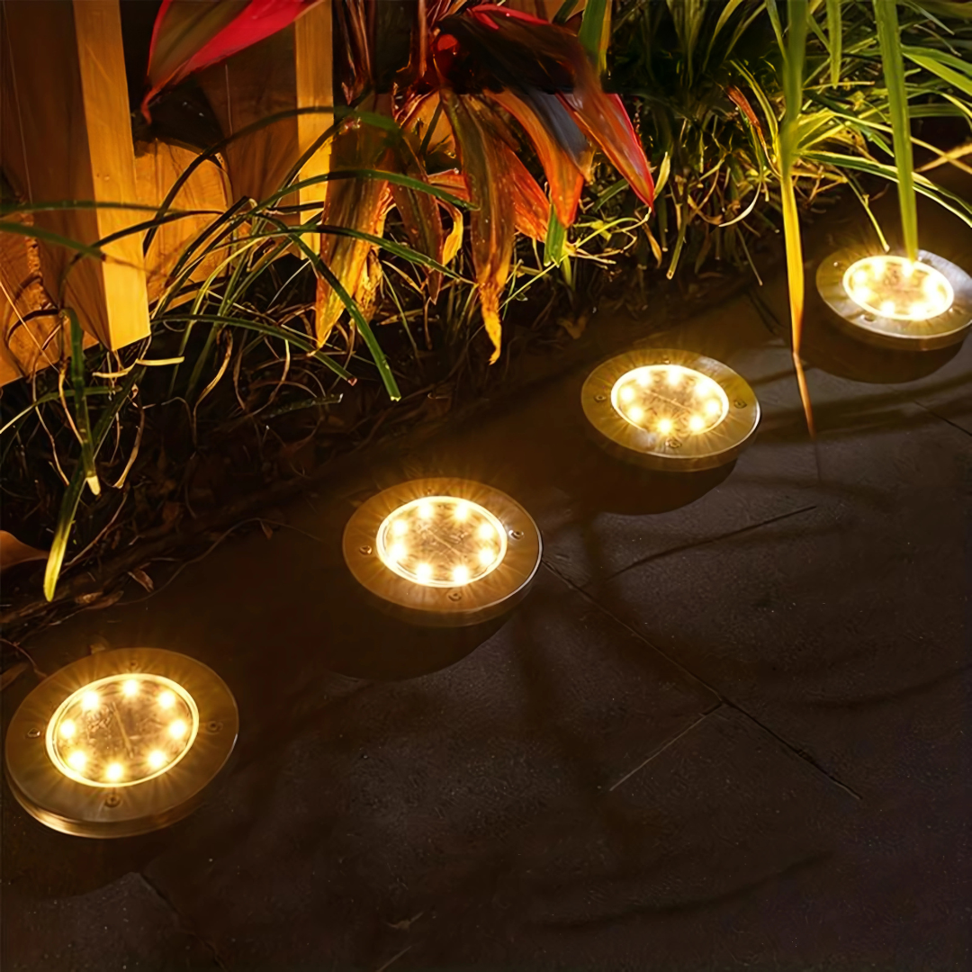 LÁMPARA SOLAR JARDÍN – Ilumina tus espacios exteriores con elegancia y energía solar