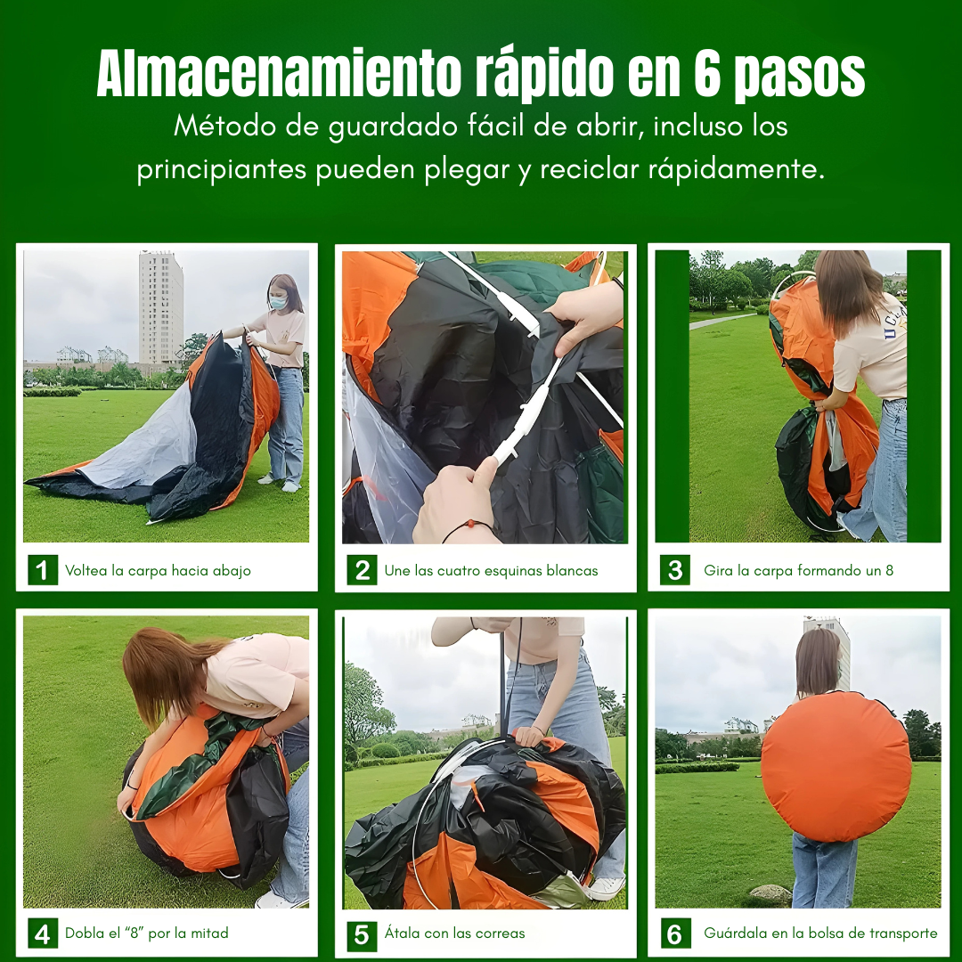 TIENDA DE CAMPAMENTO – Tu refugio portátil para la aventura