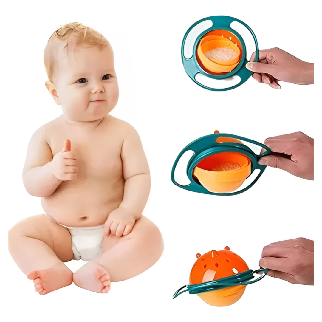 Tazón Antiderrame para Niños – Comen sin ensuciar, juegan sin derramar