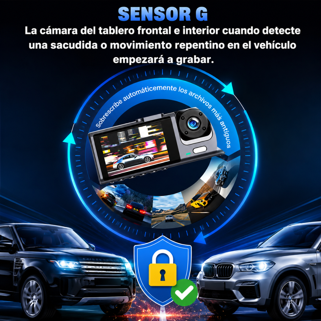 CÁMARA FRONTAL DE AUTO BLACK BOX – Graba cada trayecto