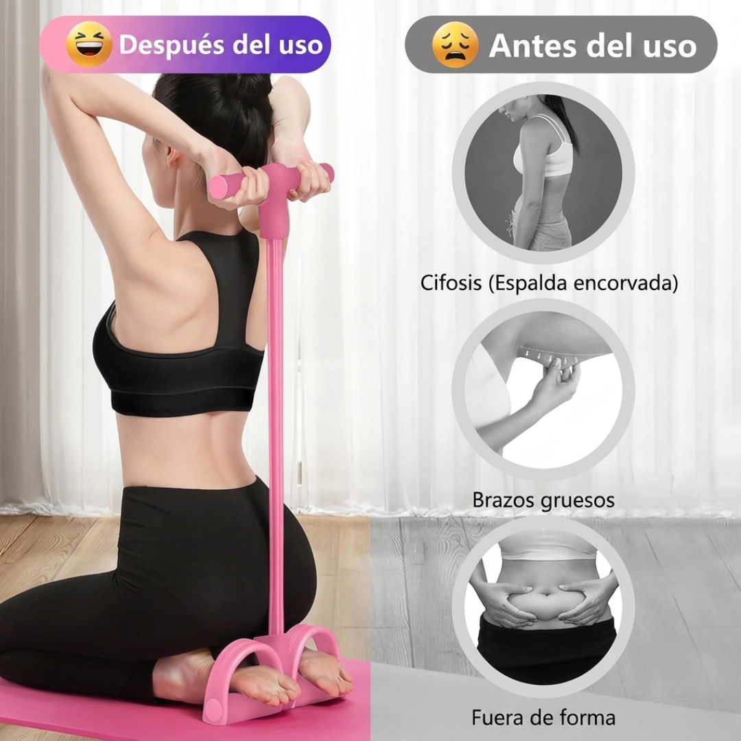 BANDA ELÁSTICA DE RESISTENCIA PARA EJERCICIO – Entrena todo tu cuerpo desde casa