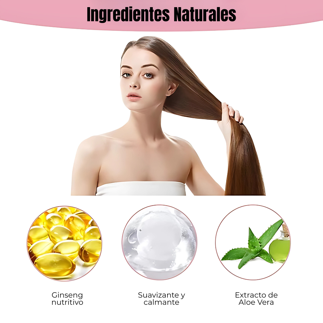 CREMA ALISADORA KERATINA COLÁGENO – Cabello liso, brillante y sin frizz