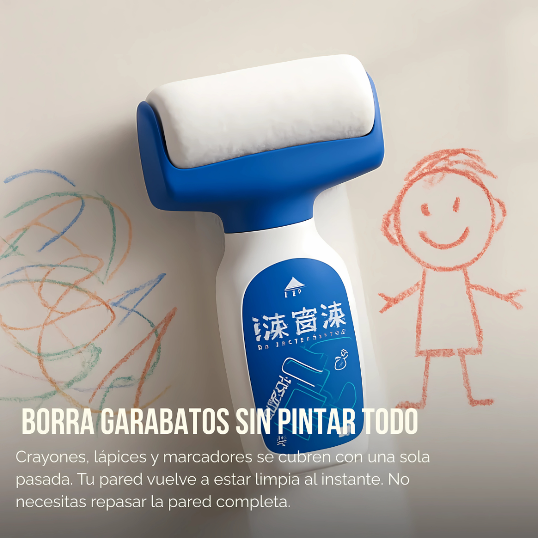 RODILLO DE PINTURA BLANCA – Reparación instantánea para tus paredes