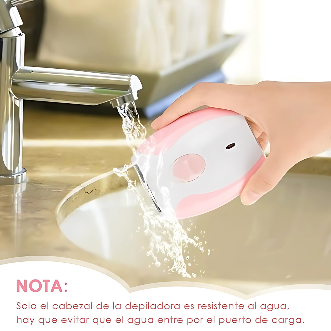 REMOVEDOR DE VELLO ELÉCTRICA, SUAVIDAD INMEDIATA – Piel lisa y perfecta sin dolor