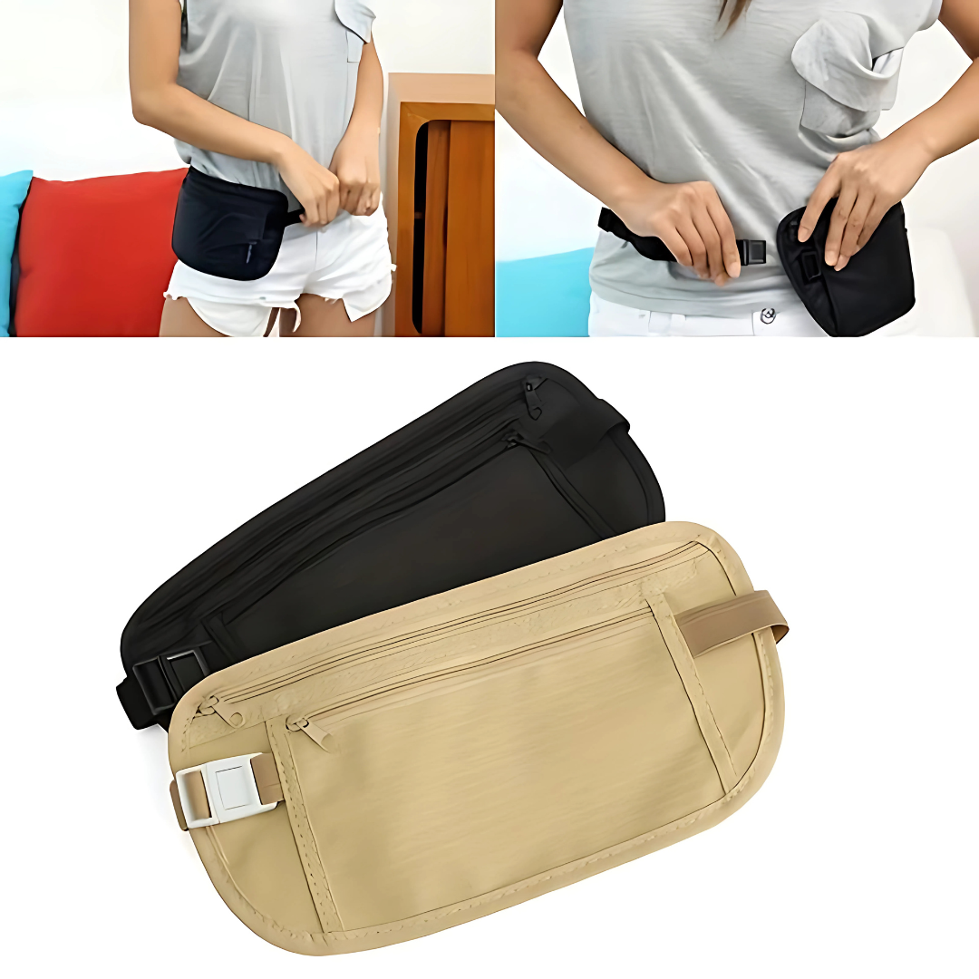 BOLSA DE CINTURA OCULTA – Seguridad y discreción al viajar