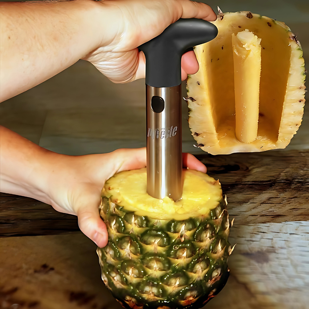 CORTADOR DE PIÑA – Trozos perfectos en segundos sin desorden ni esfuerzo