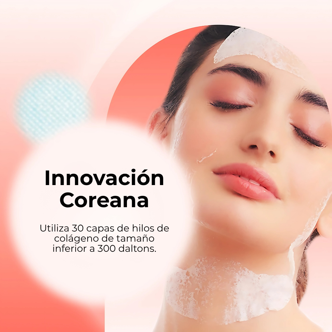 PARCHES DE COLÁGENO AJUSTE KOREANO (Pack x12) – Rejuvenece tu piel y atenúa arrugas en minutos