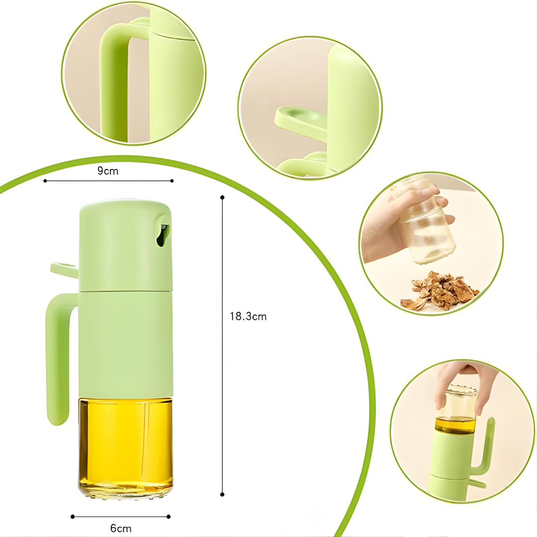 OIL BOTTLE – Dosificación precisa, cocina más saludable y control perfecto del aceite