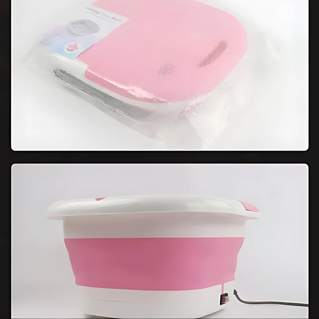 TINA SPA PARA PIES CON MASAJEADOR PLEGABLE – Relajación y cuidado desde casa