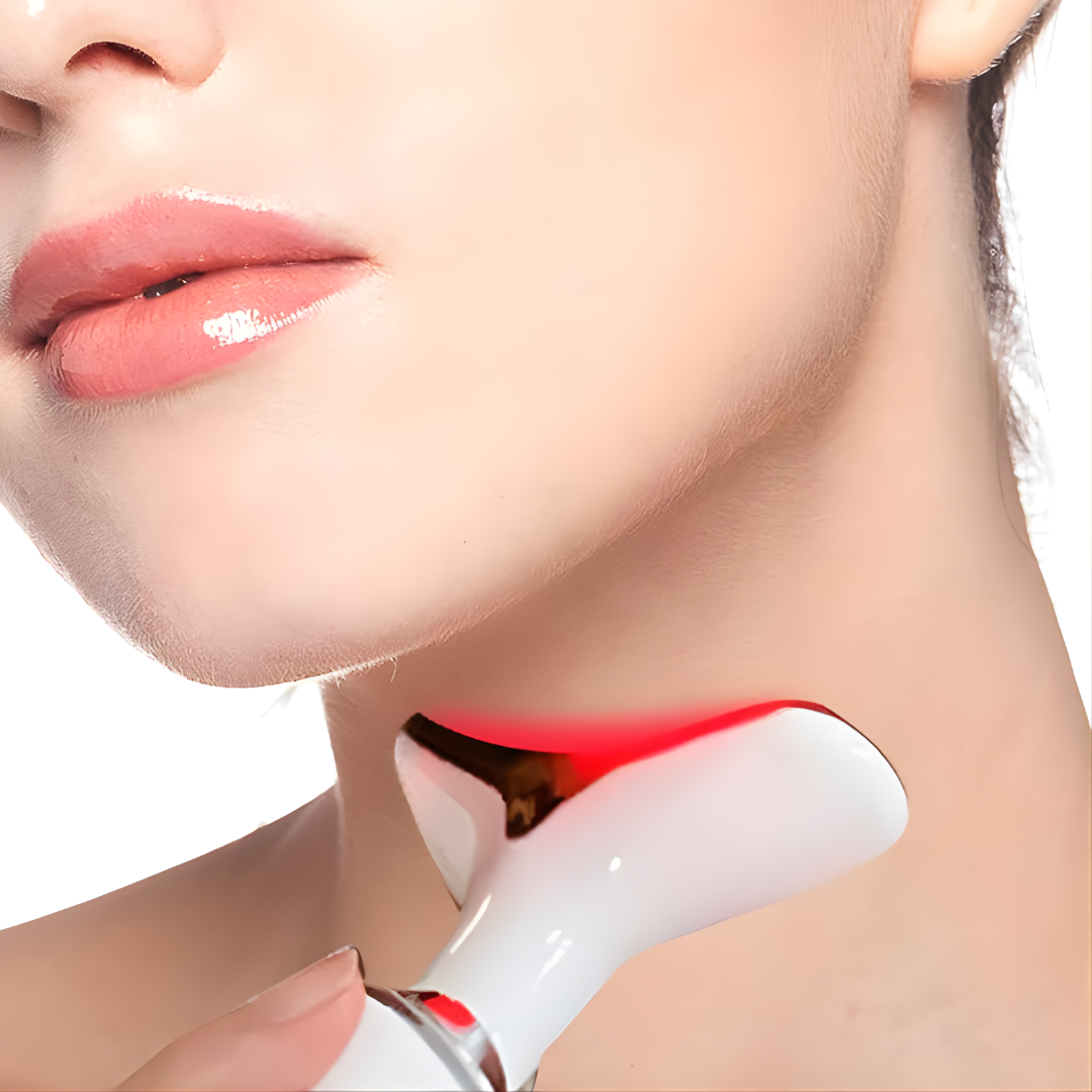 MASAJEADOR FACIAL LUZ LED — Tu spa facial y cervical desde casa