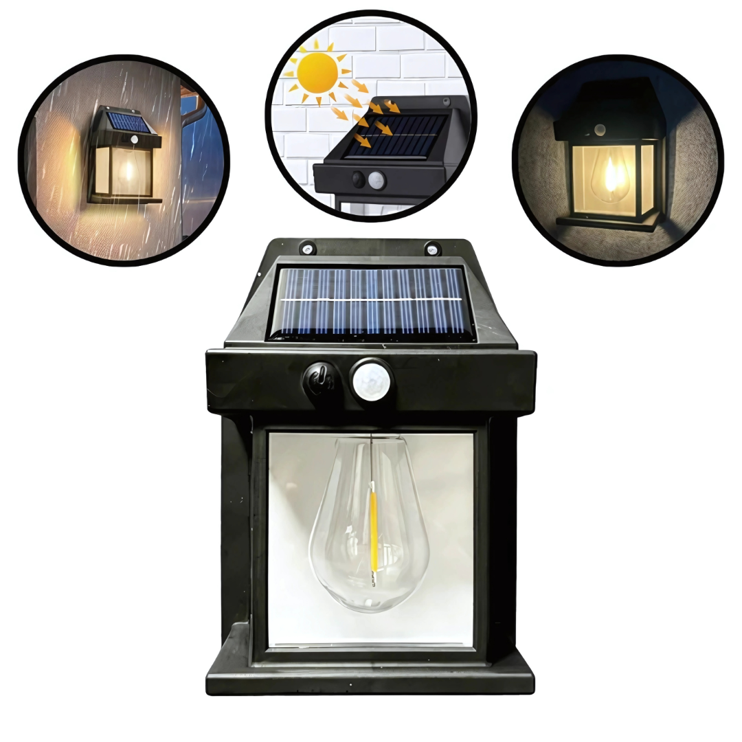 LÁMPARA SOLAR – Iluminación automática sin cables ni consumo eléctrico