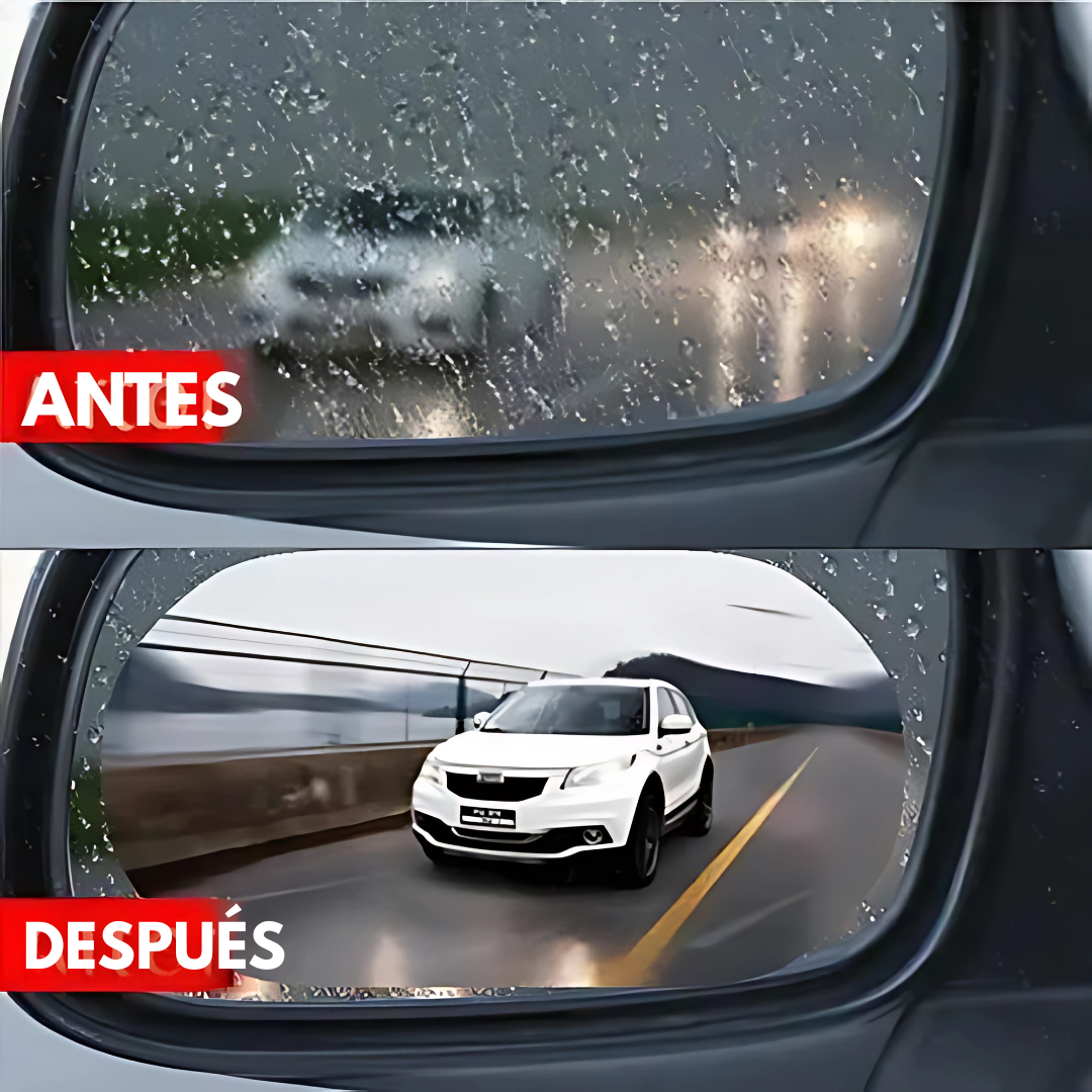PACK X4 ANTIEMPAÑANTE PARA RETROVISOR – Visibilidad clara en lluvia, neblina o noche