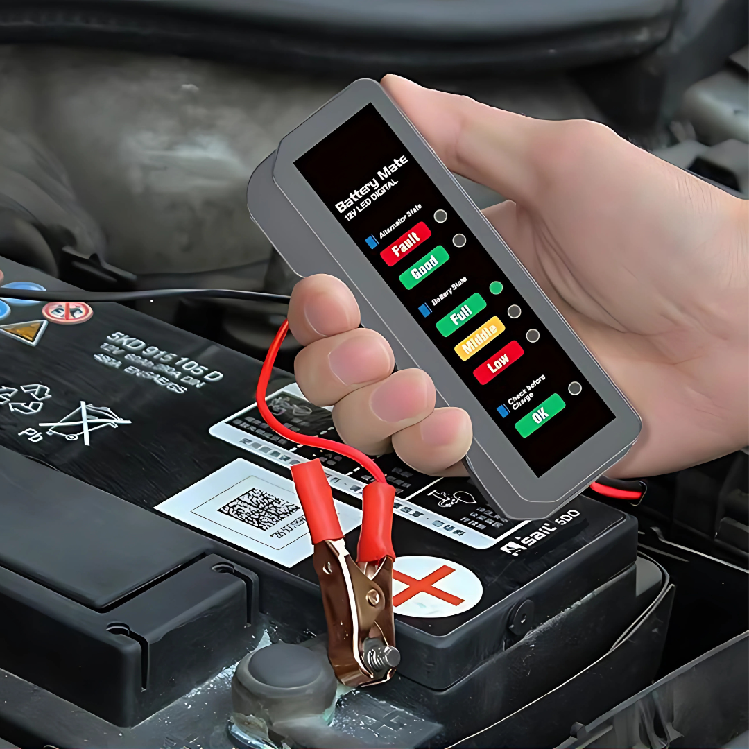 Battery Tester – Diagnóstico rápido y preciso para tu batería de 12V