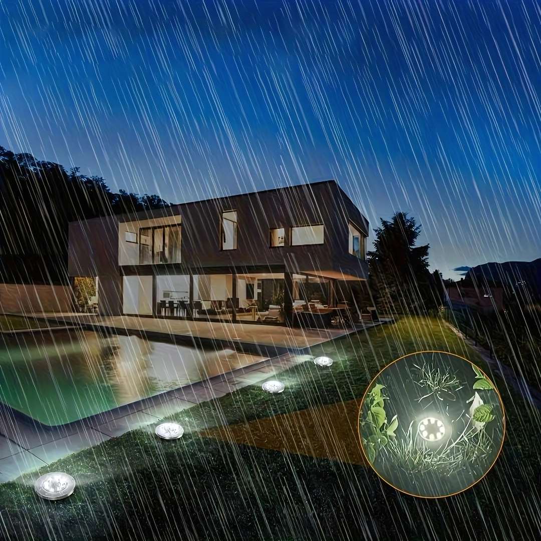 LÁMPARA SOLAR JARDÍN – Ilumina tus espacios exteriores con elegancia y energía solar