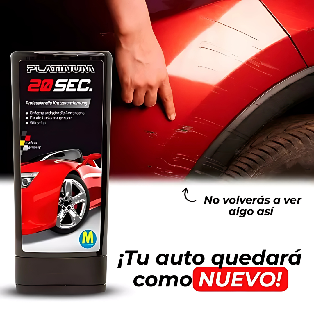 Set Crema Reparadora de Rayones de Carro – Restaura el brillo de tu auto en segundos